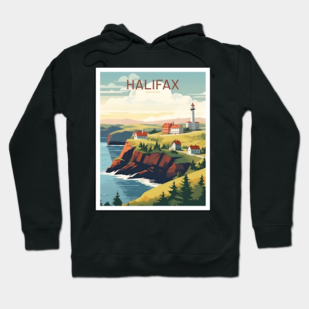 HALIFAX Hoodie by MarkedArtPrints